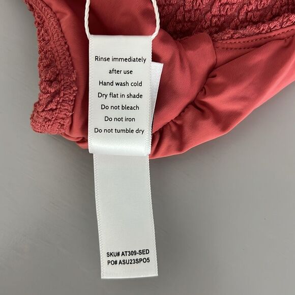 NWT Andie Swim The Barbados Bikini Top in Sedona Macrame Size S - Picture 9 of 11